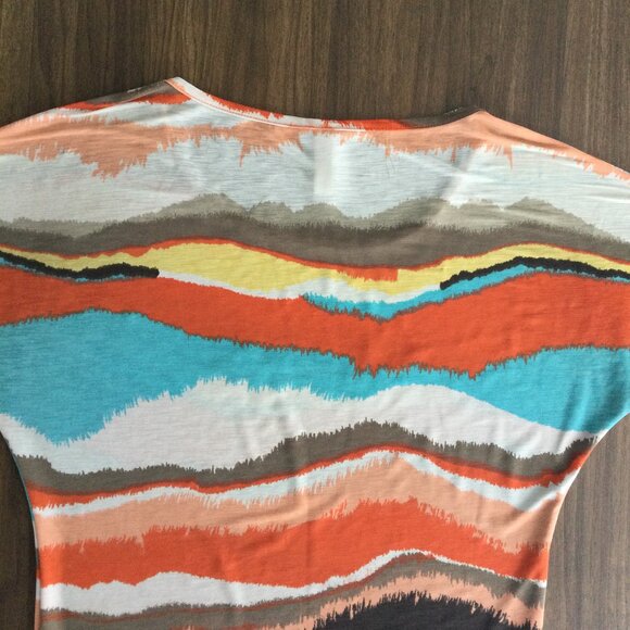 Orange Heart Jewelry Scarf & Vibrant Palette 3/4 Sleeve Tee - Picture 8 of 9
